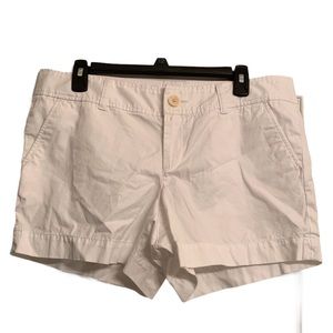 Lilly Pulitzer White Callahan 100% Cotton Shorts